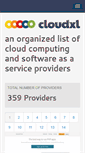 Mobile Screenshot of cloudxl.com