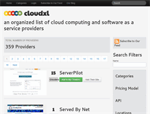 Tablet Screenshot of cloudxl.com